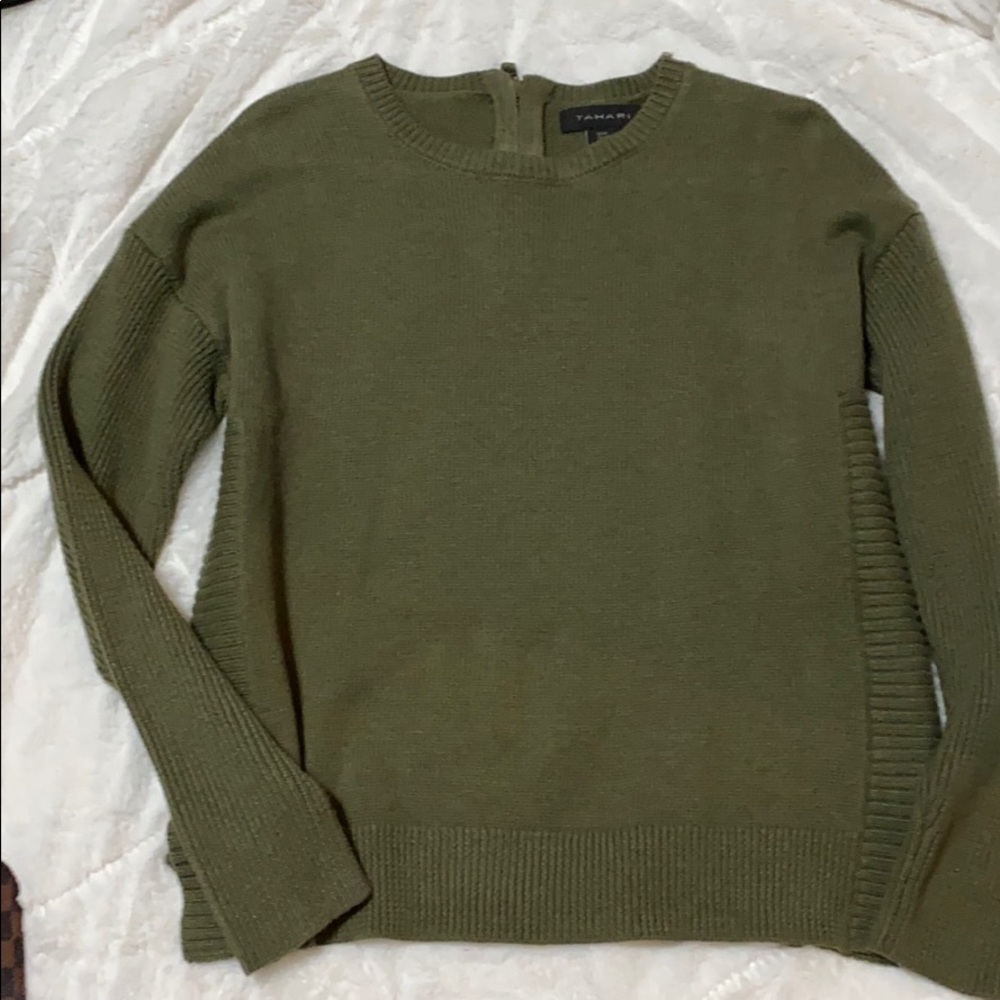 Army Green Tahari Sweater